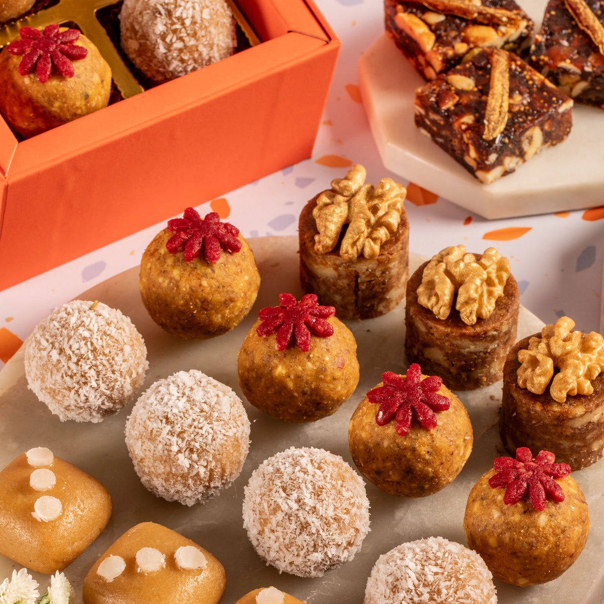 4 Piece Refined Sugar-free Mithai Box
