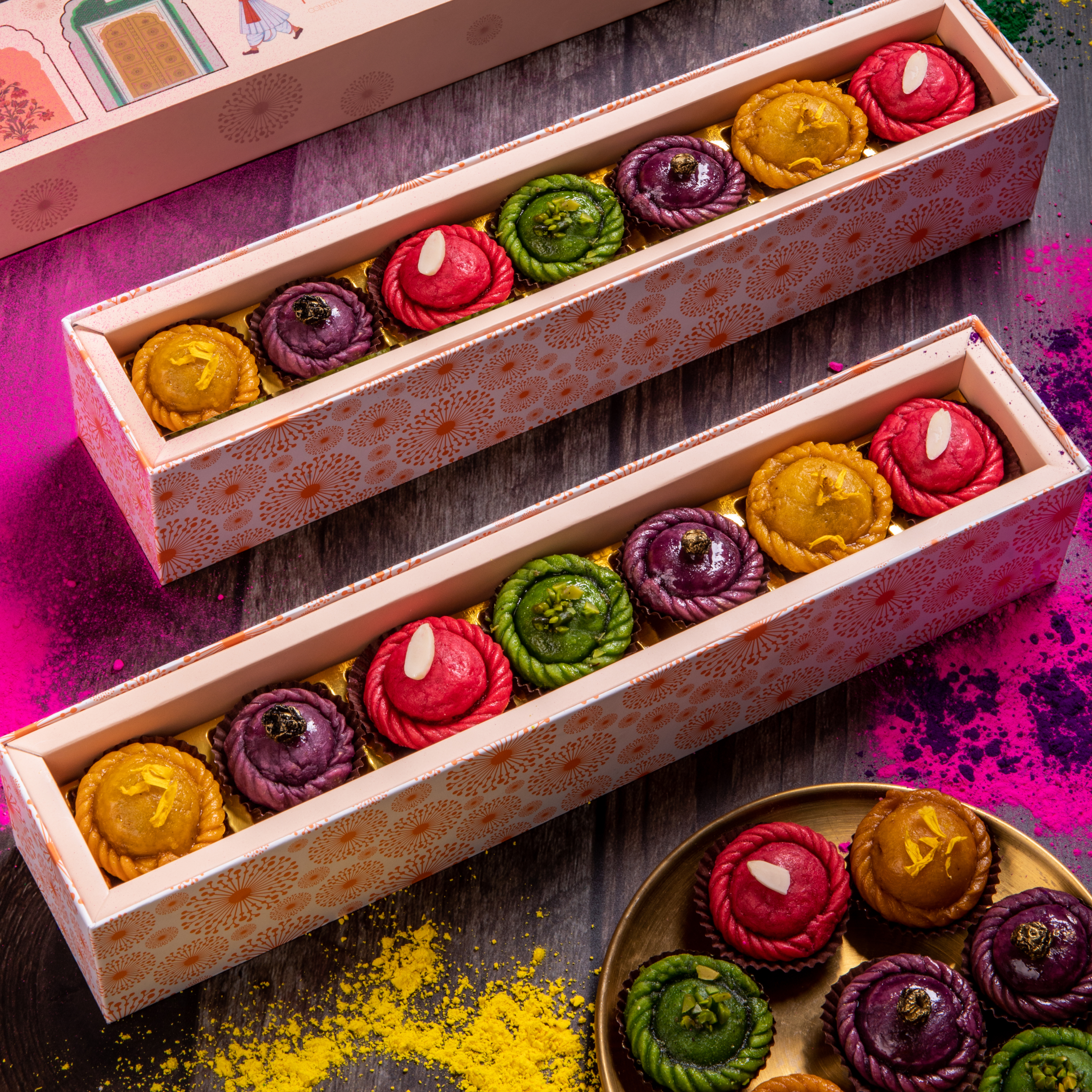 Holi Festive Gujiya Bites Box (7 Pcs)
