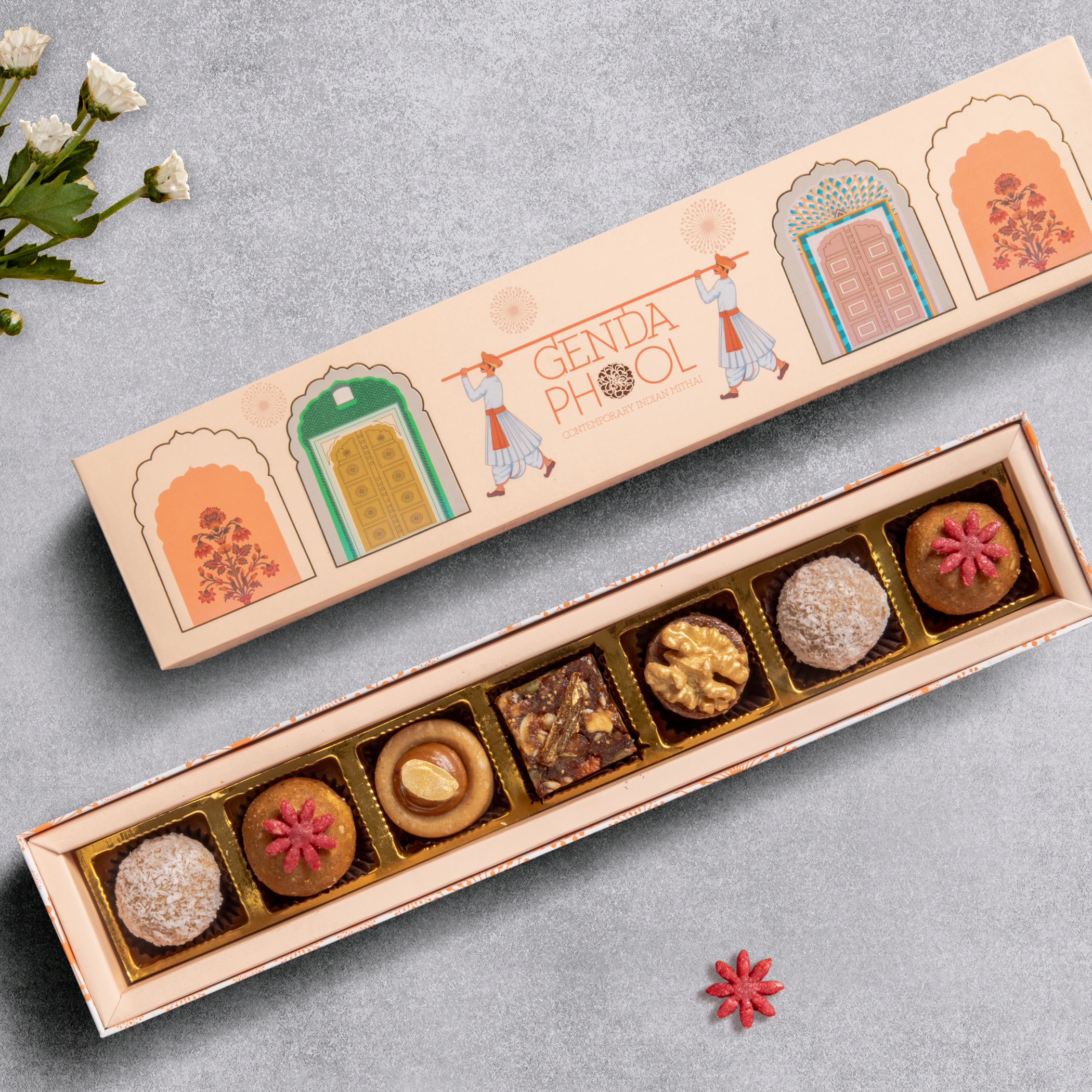 7 Piece Refined Sugar-free Mithai Box