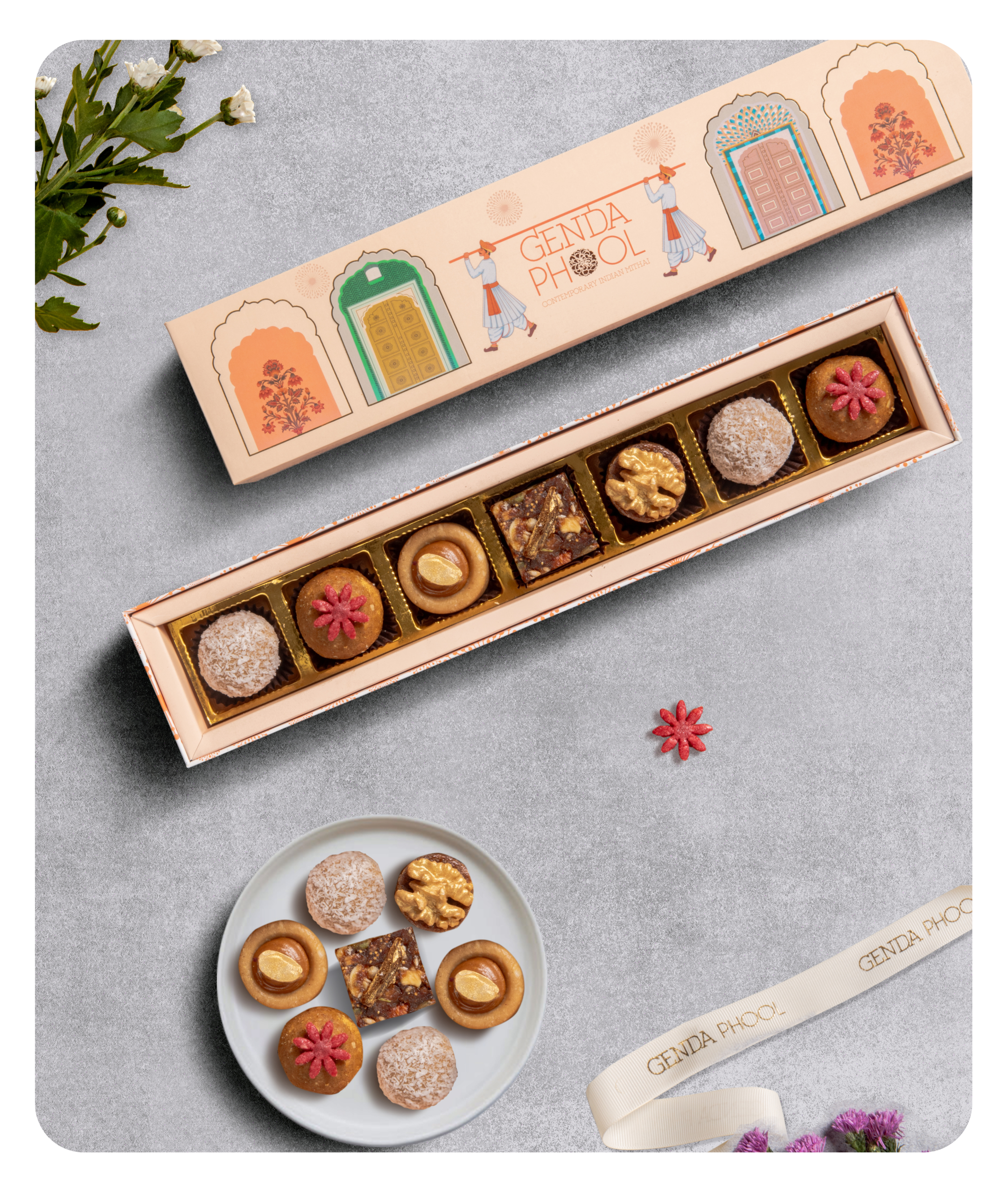 7 Piece Refined Sugar-free Mithai Box