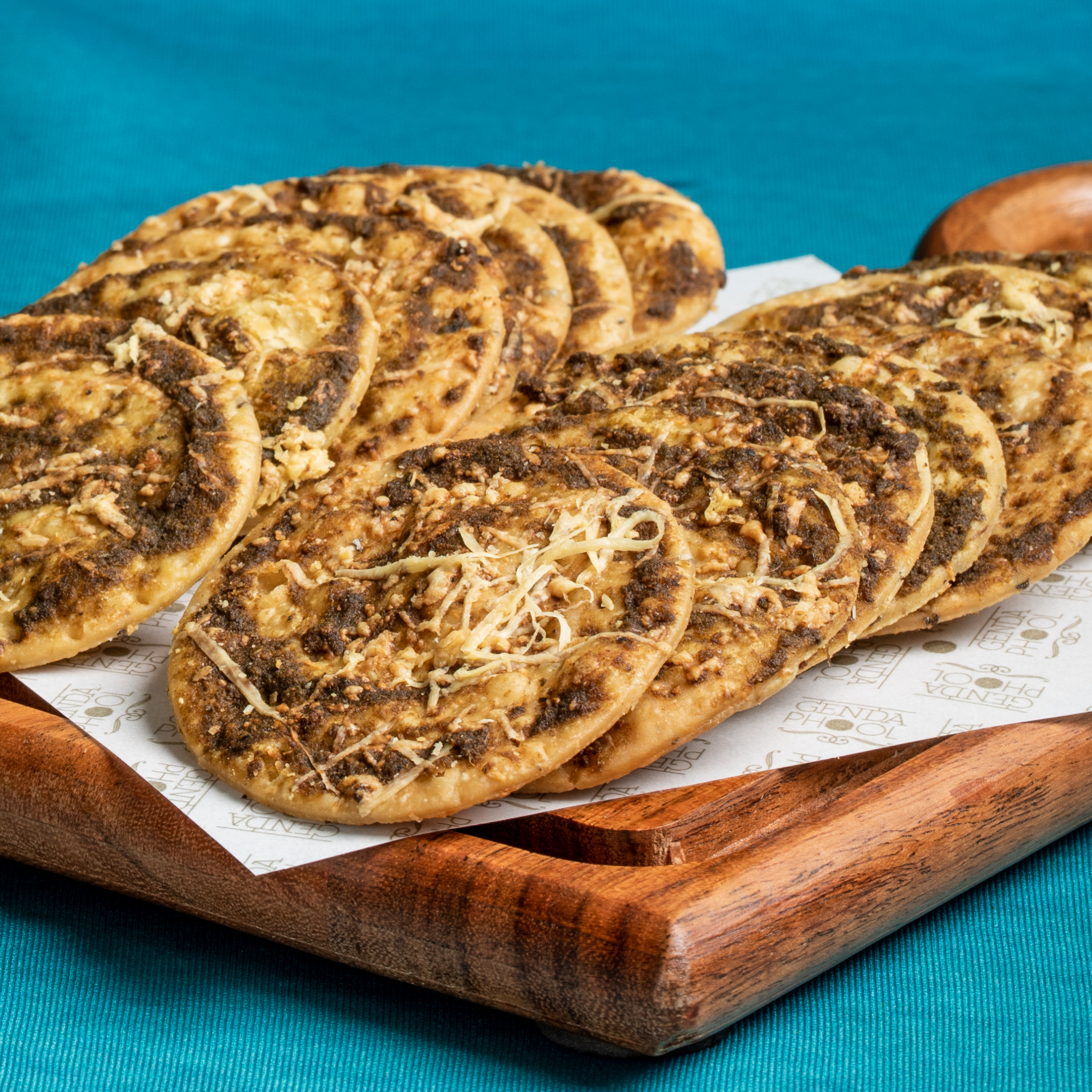 Baked Basil Pine Nut Matthi