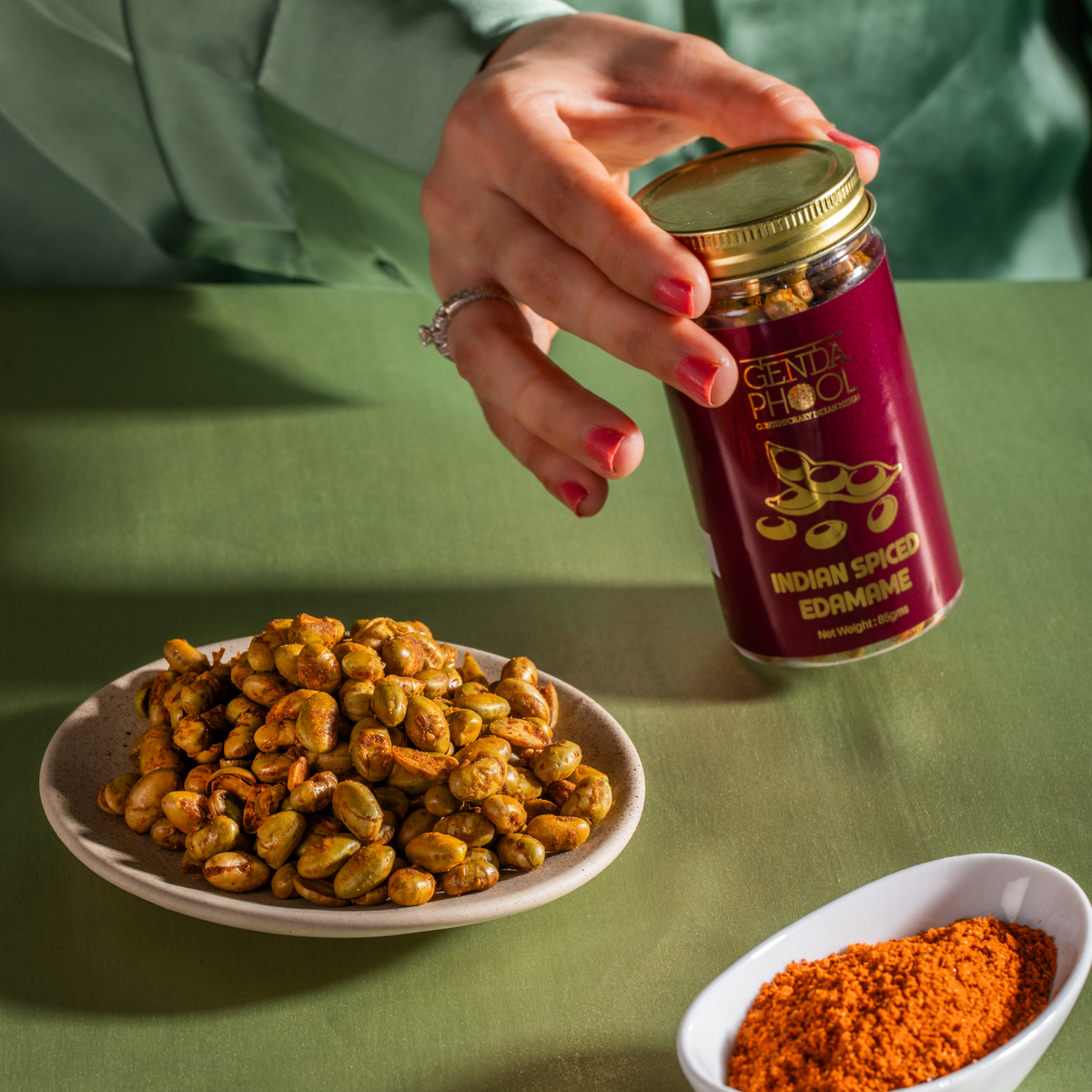 Indian Spiced Edamame