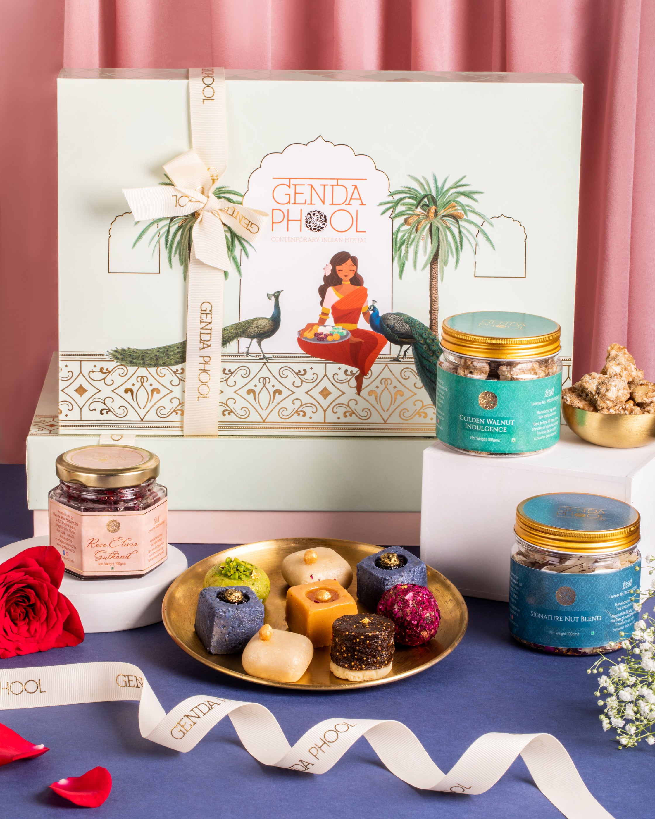 Marigold Gift Box - 12 Mithai