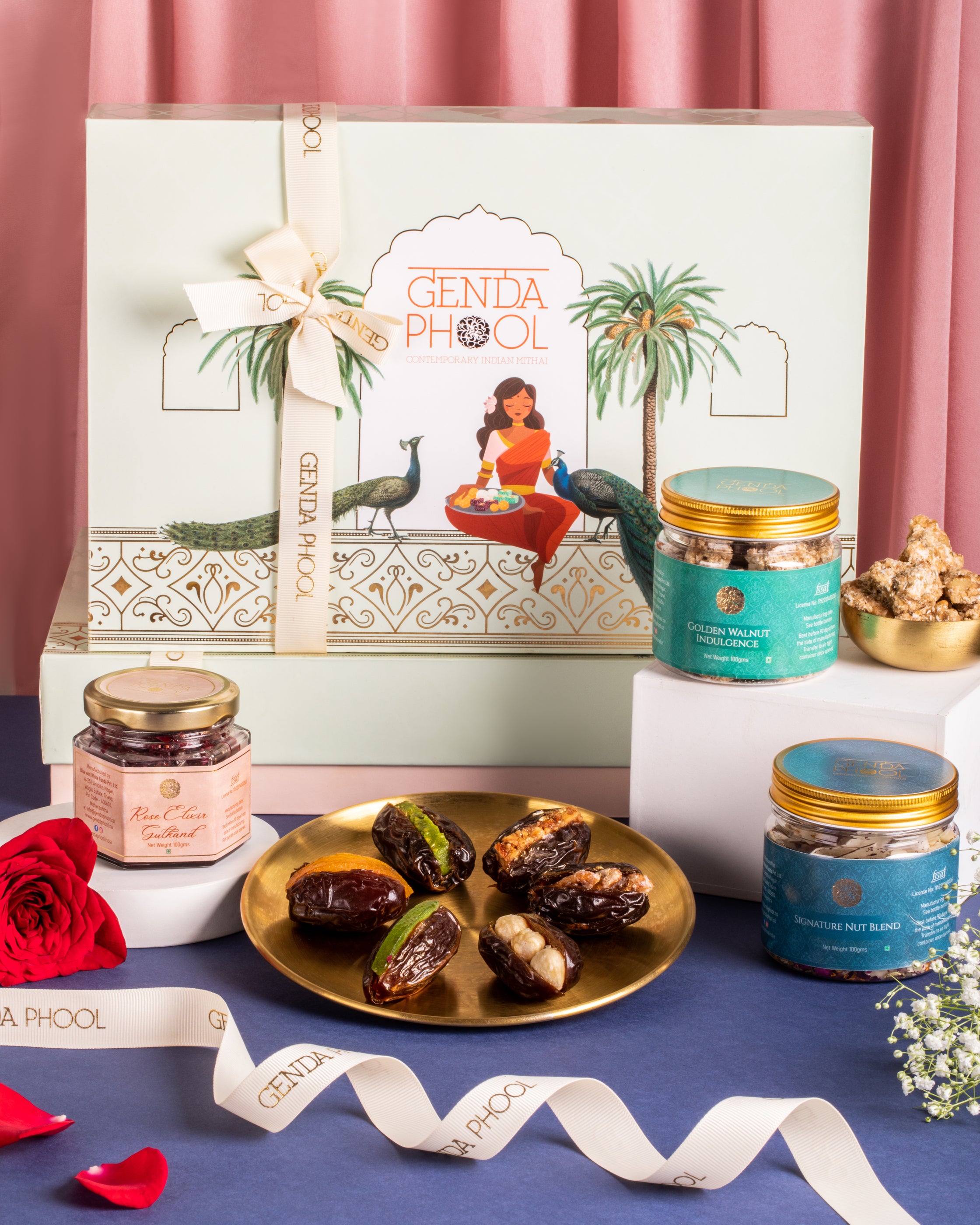 Marigold Gift Box - 12 Stuffed Medjool Dates