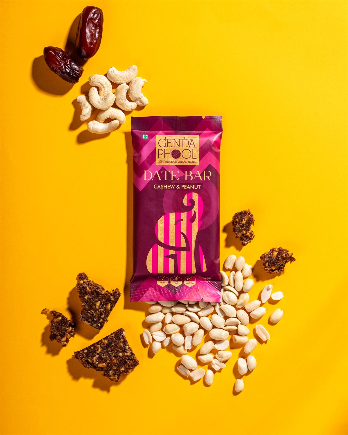 Cashew & Peanut Date Bar