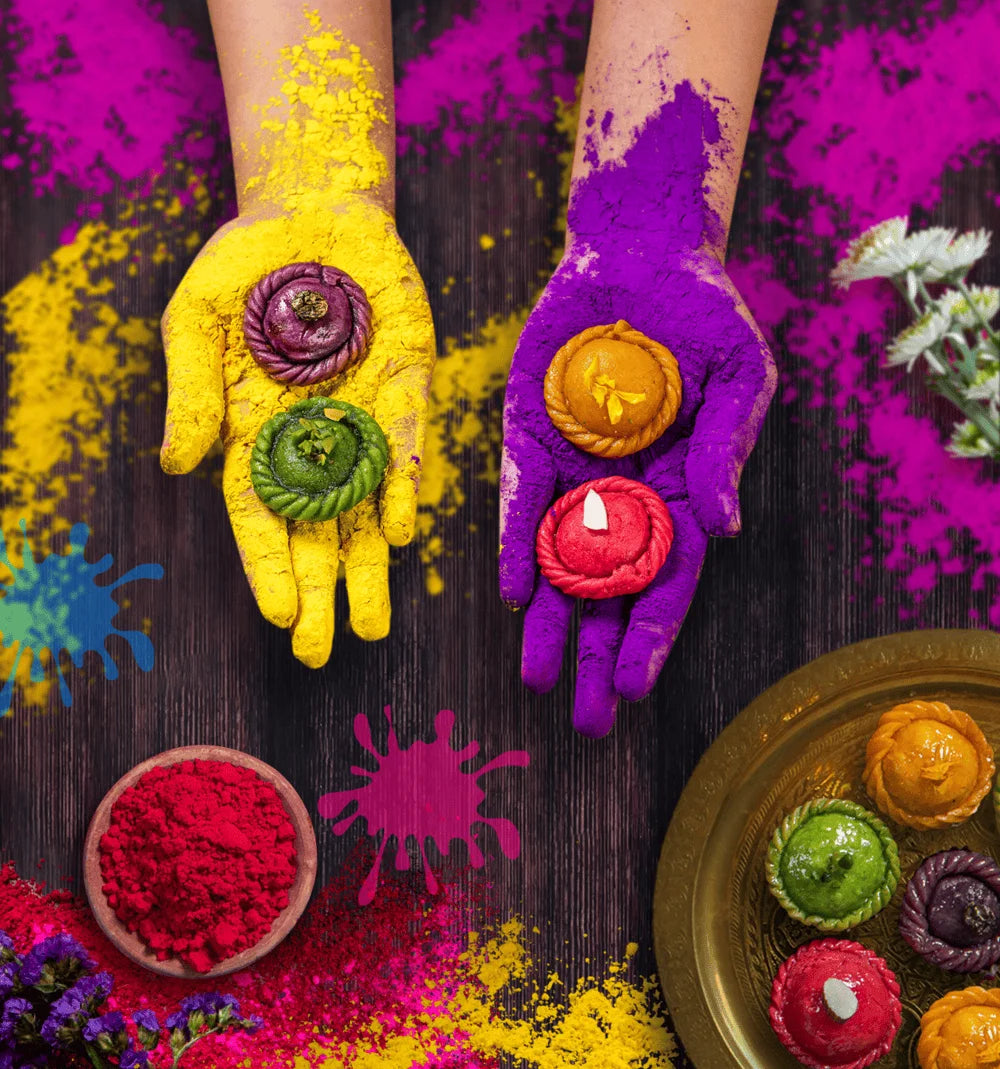 Holi Festive Gujiya Bites Box (7 Pcs)