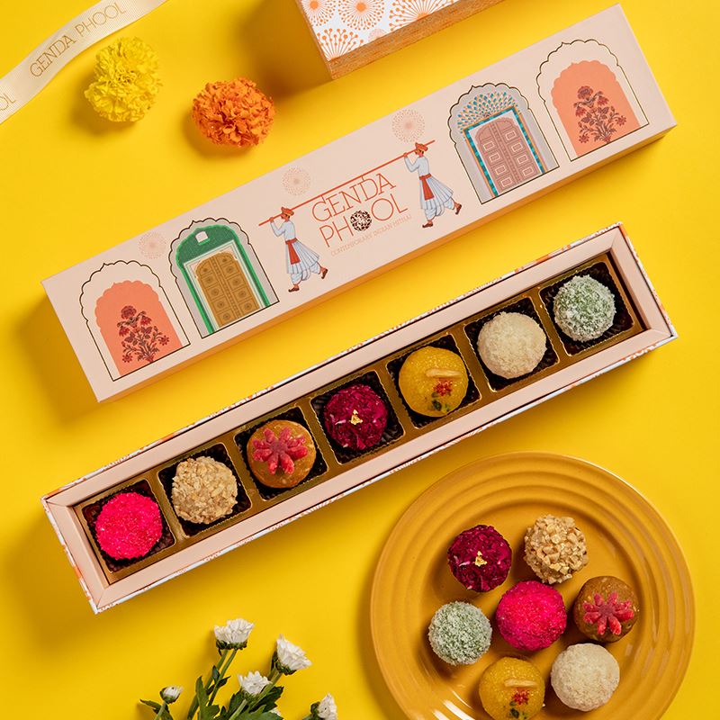 Laddu Box · Box of 7 Assorted Mithais