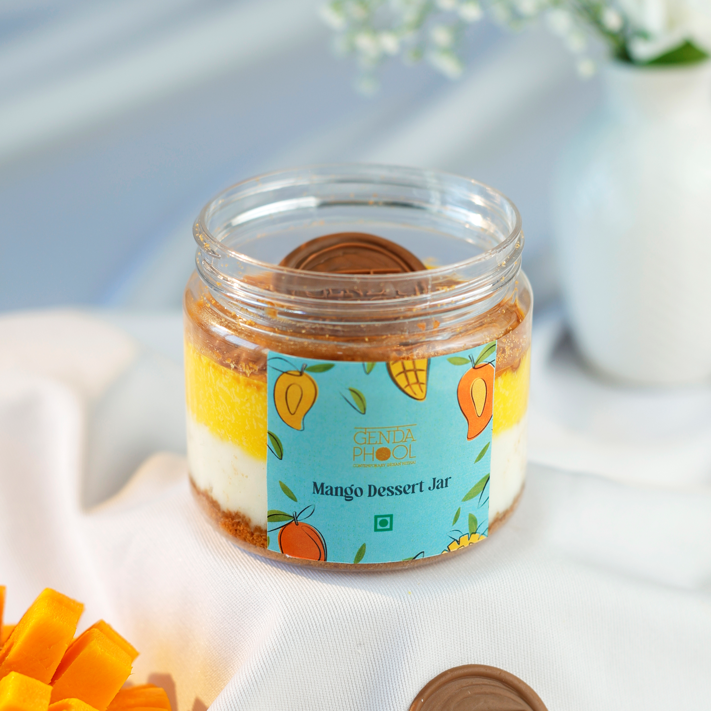Mango Biscoff Kalakand Jar (Pack of 3)