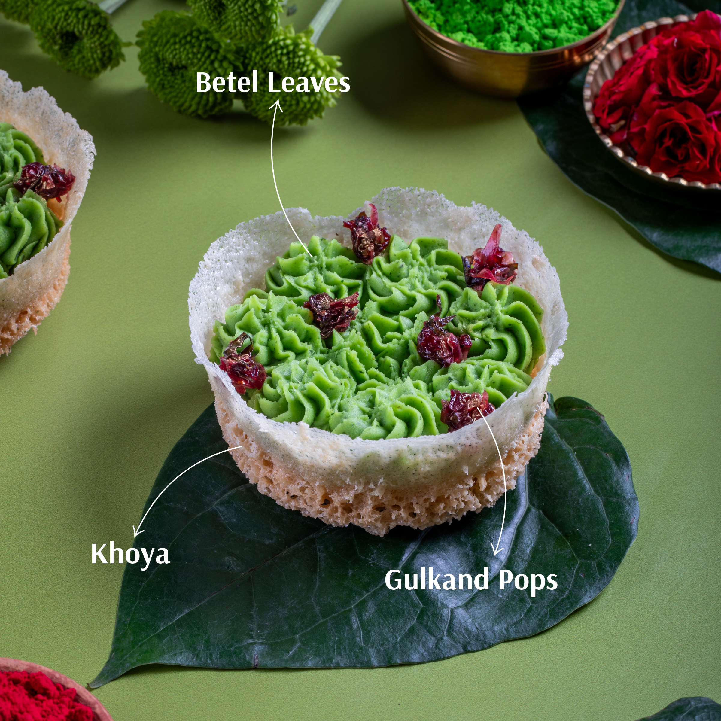 Holi Classic Ghewar Duo (Nutty Malai & Paan)