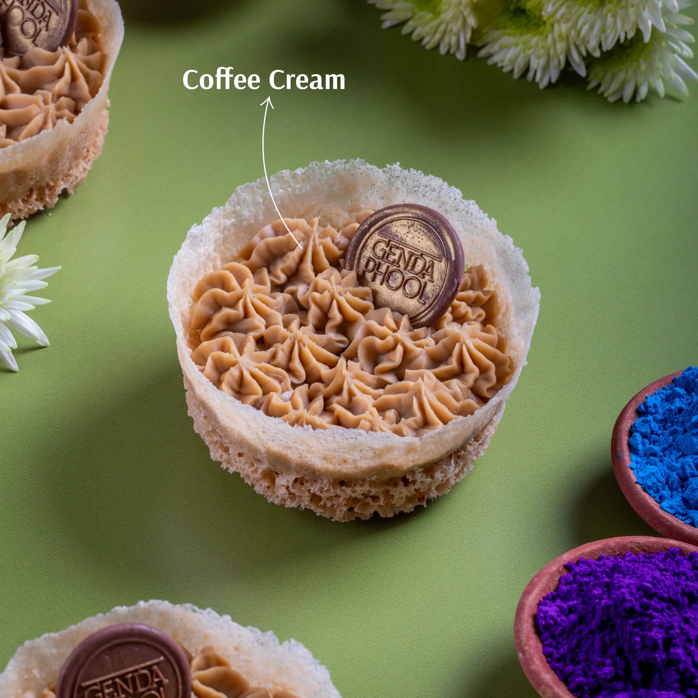 Holi Aromatic Ghewar Gift Box (Paan & Coffee)