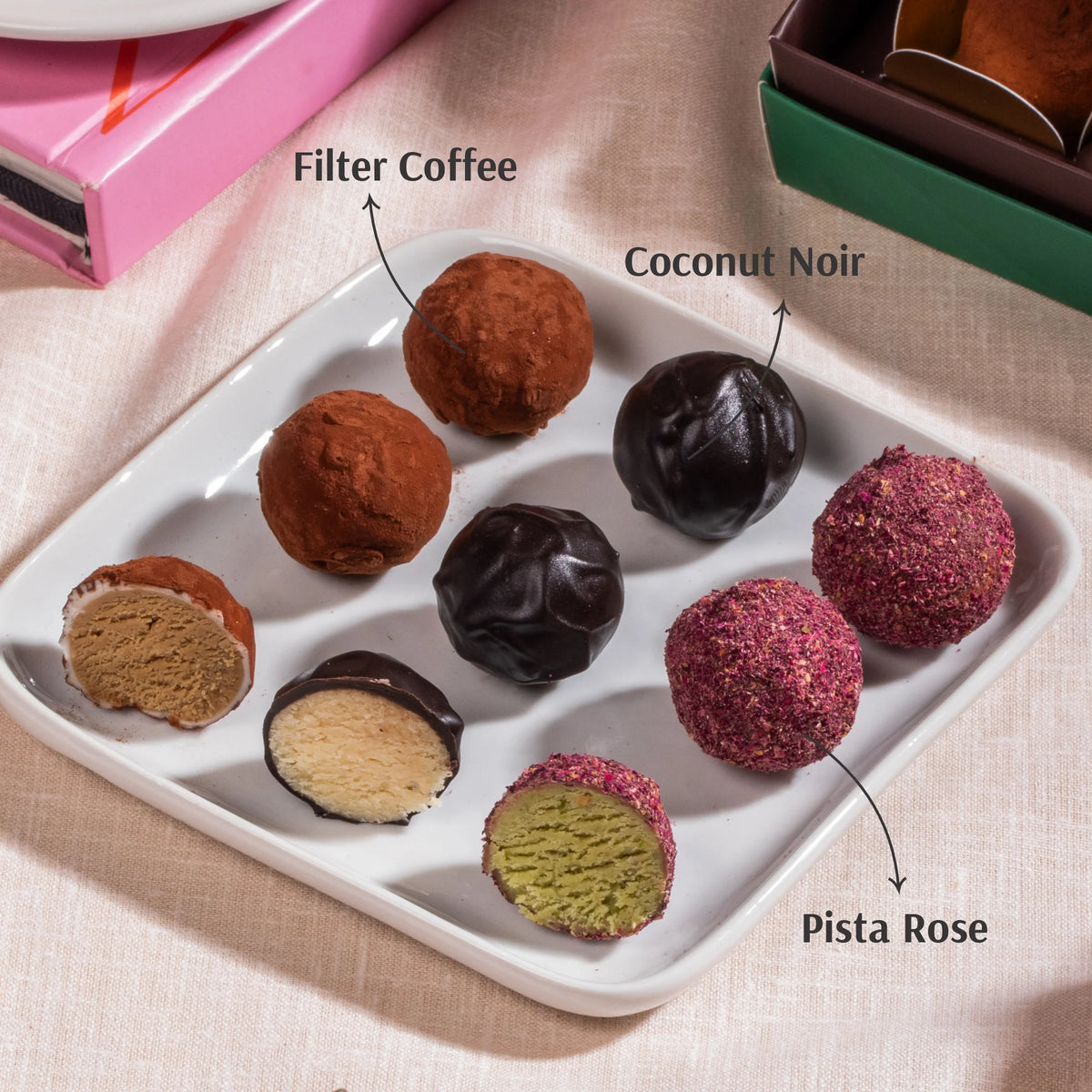 Mithai Truffles- Box of 6