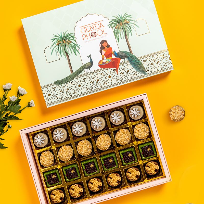 24 pc Vegan Mithai Box