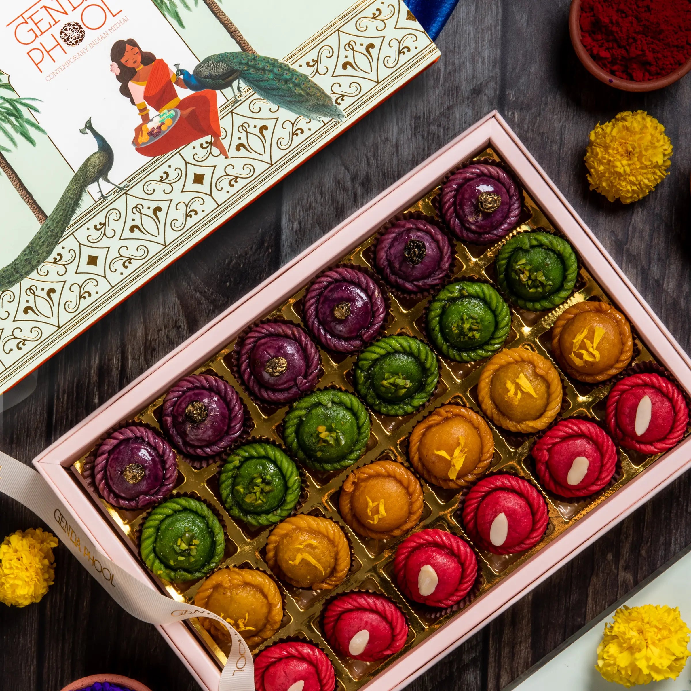 Holi Party Special Gujiya Bites Box (24 Pcs)