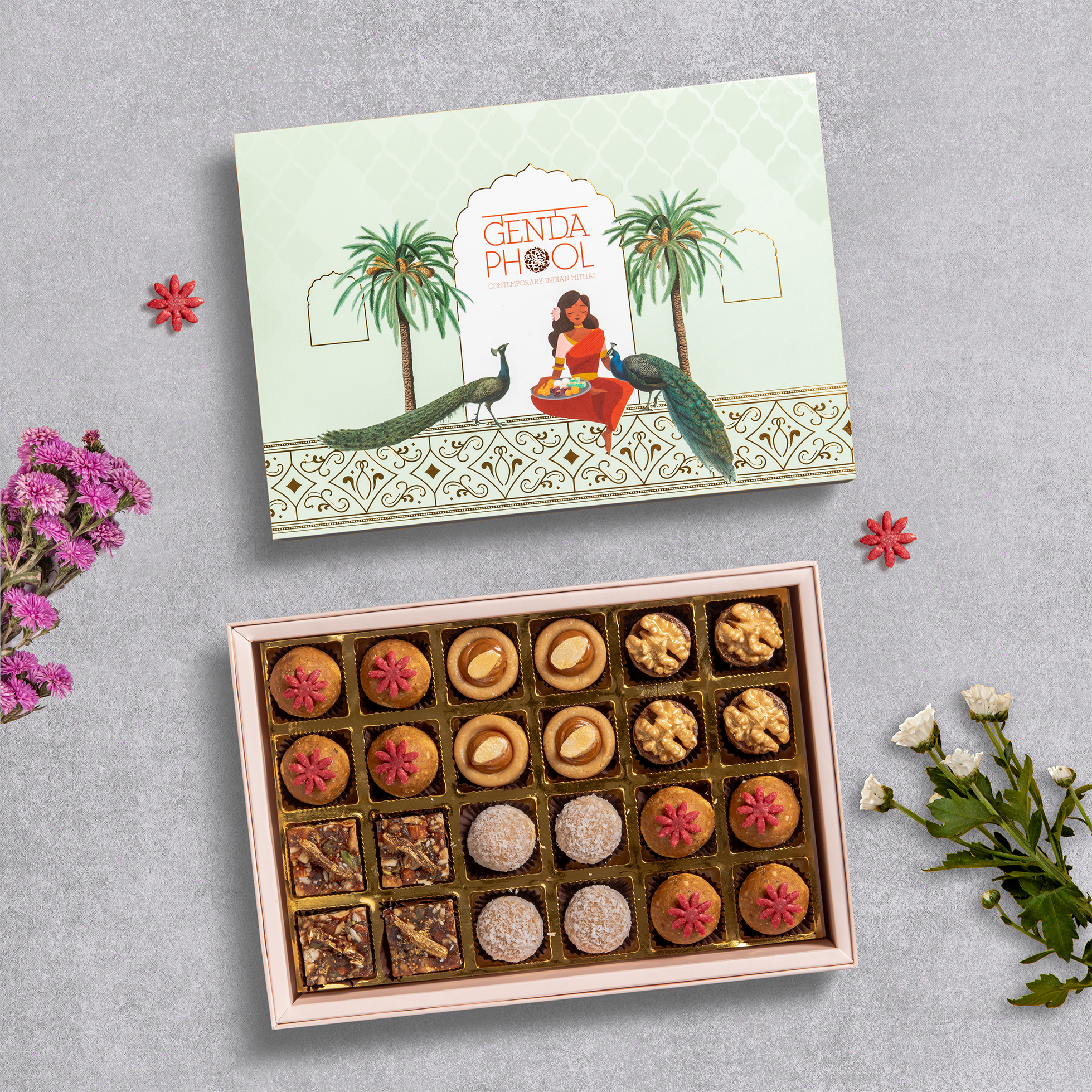 24 Piece Refined Sugar-free Mithai Box