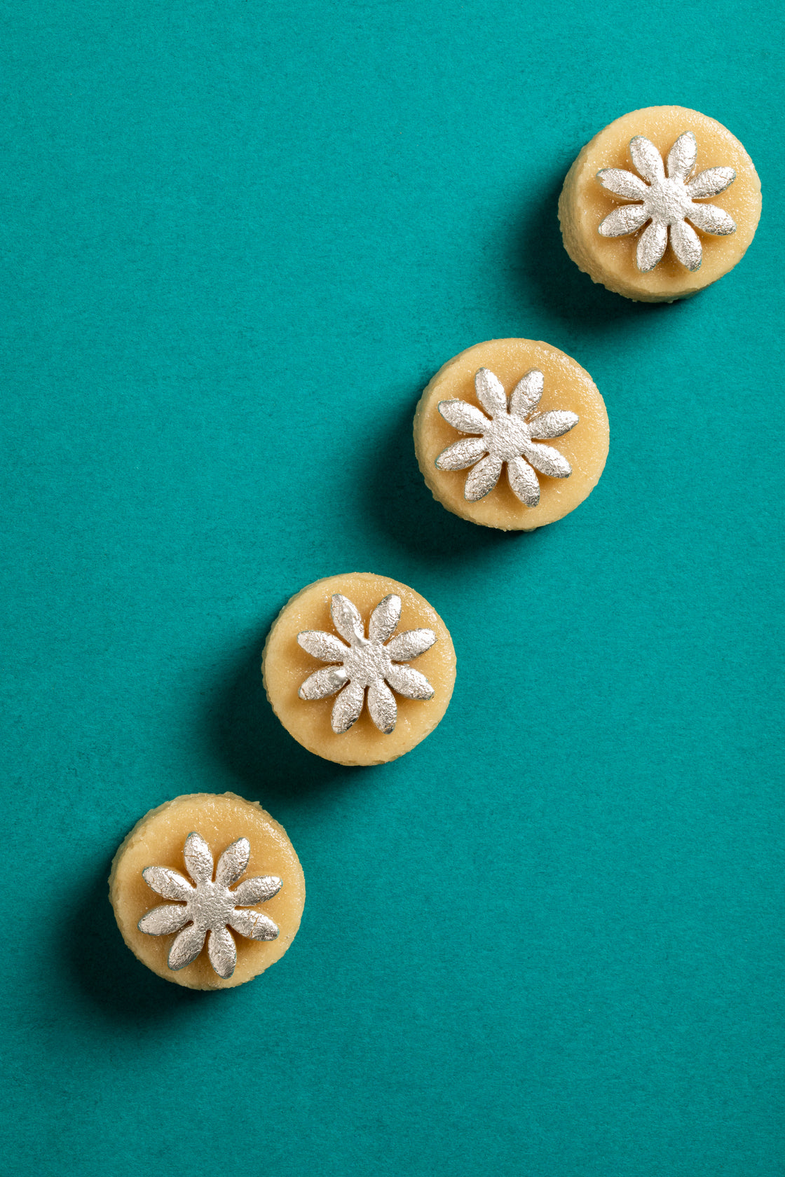 Genda Phool mithai made in pure ghee