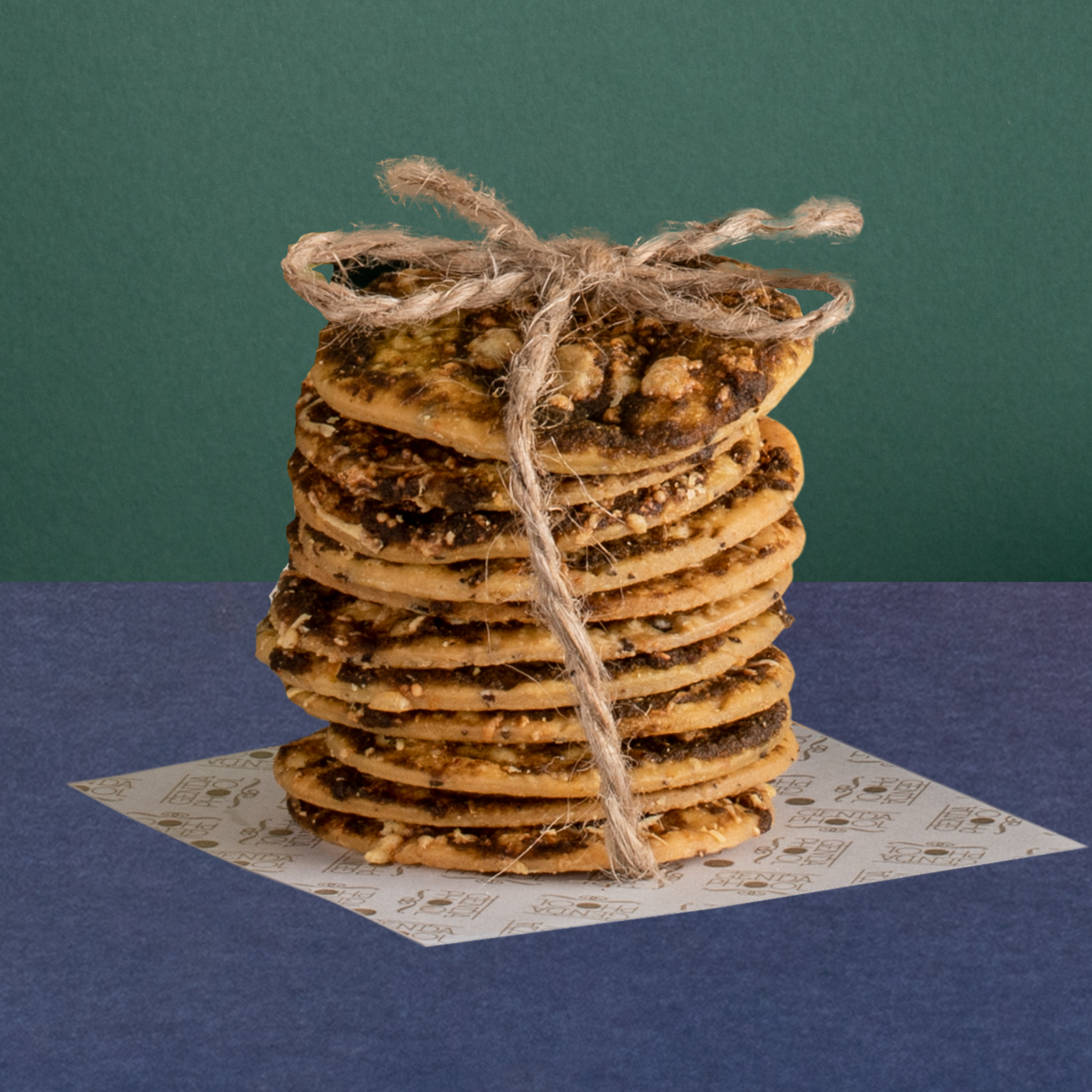 Baked Basil Pine Nut Matthi