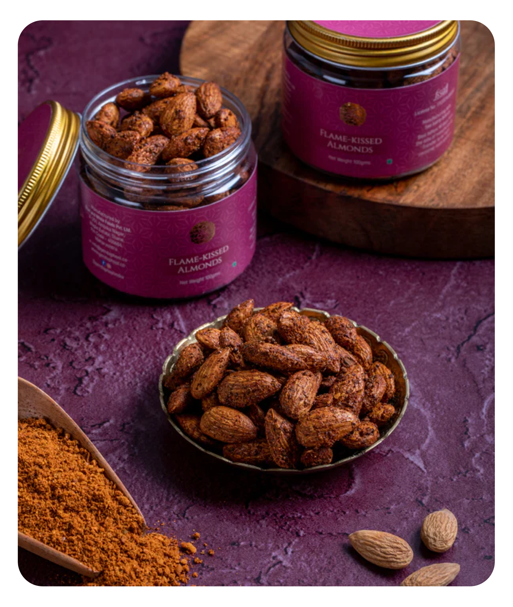 Flame-kissed Almonds