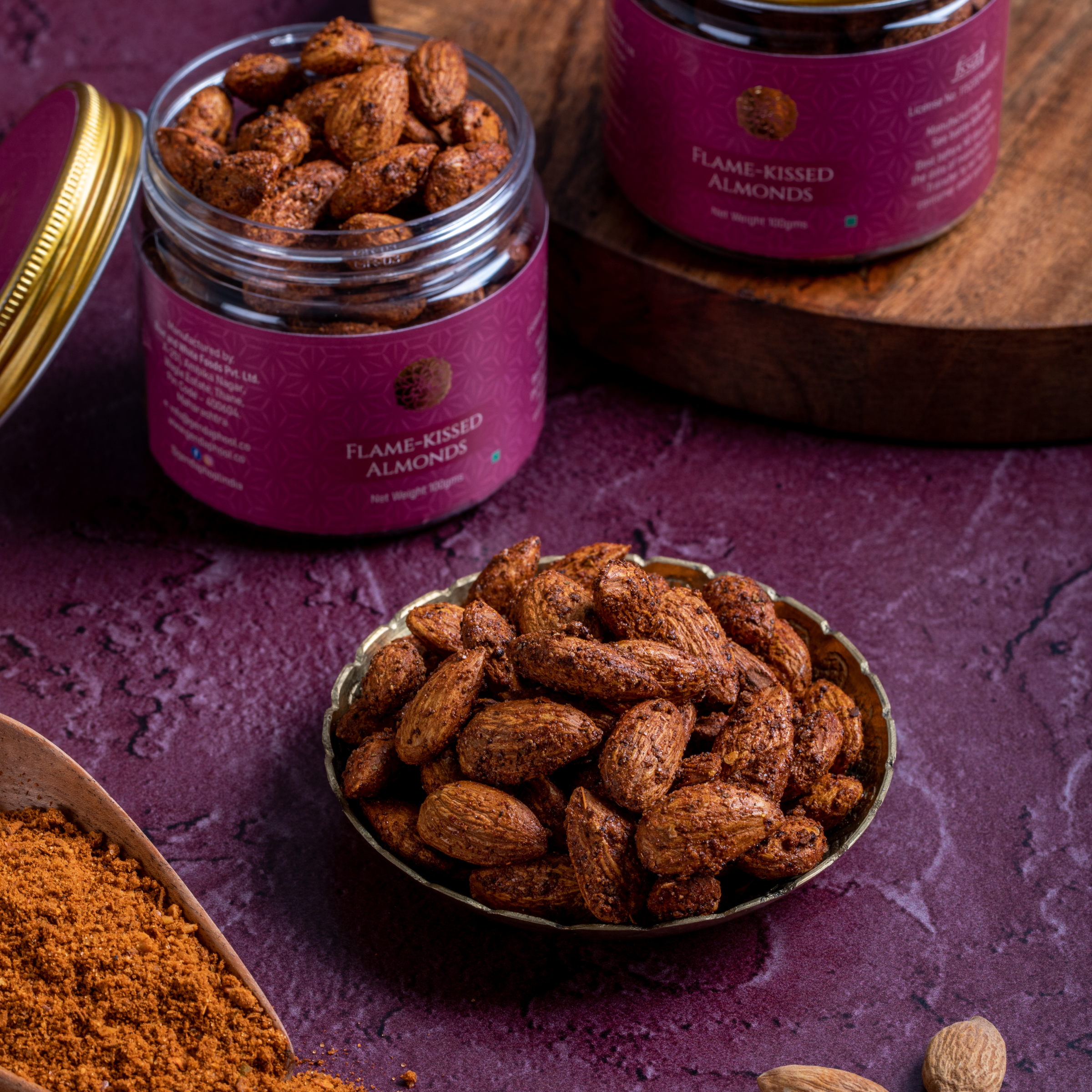 Flame-kissed Almonds