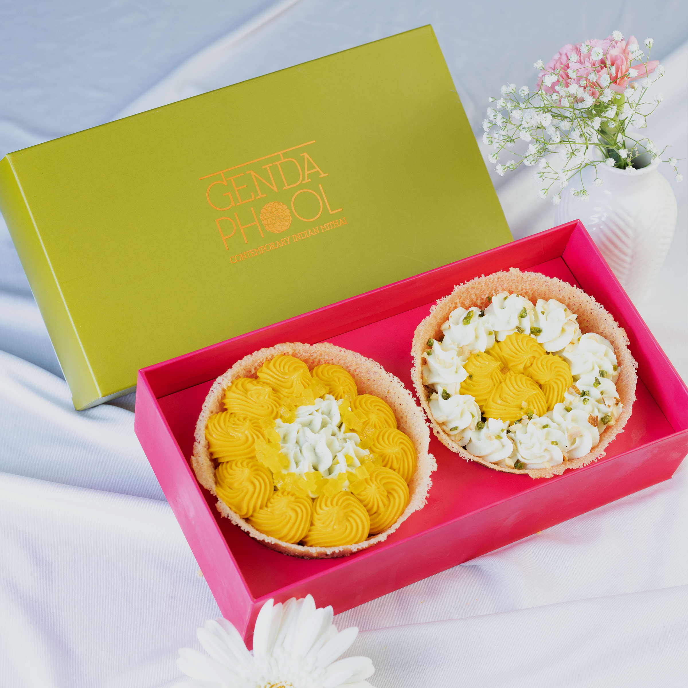 Mango Vanilla & Coconut Ghewar Duo