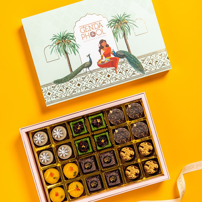 Luxe Box · Box of 24 Assorted Mithai