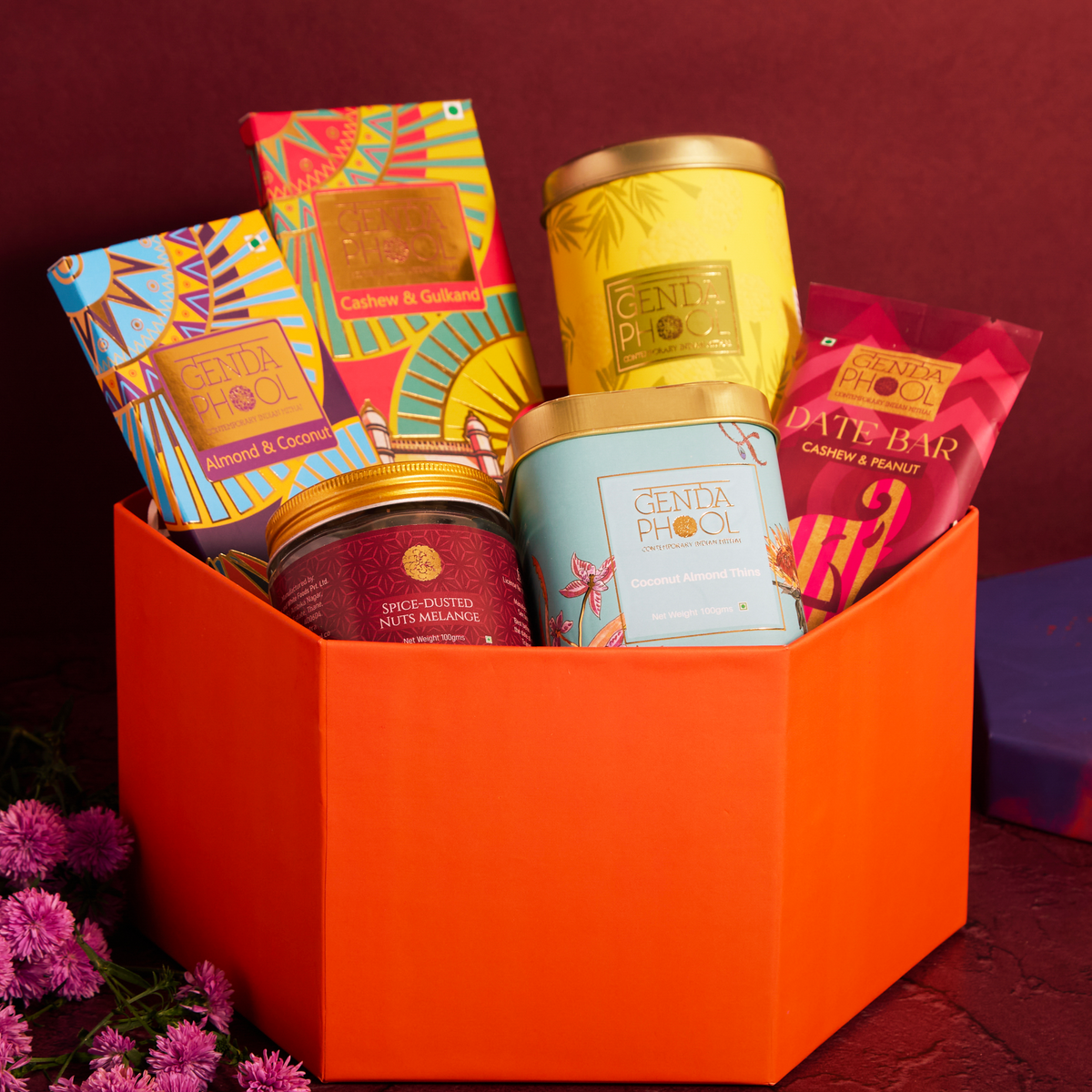 Anniversary hamper boxes for a company founding anniversary