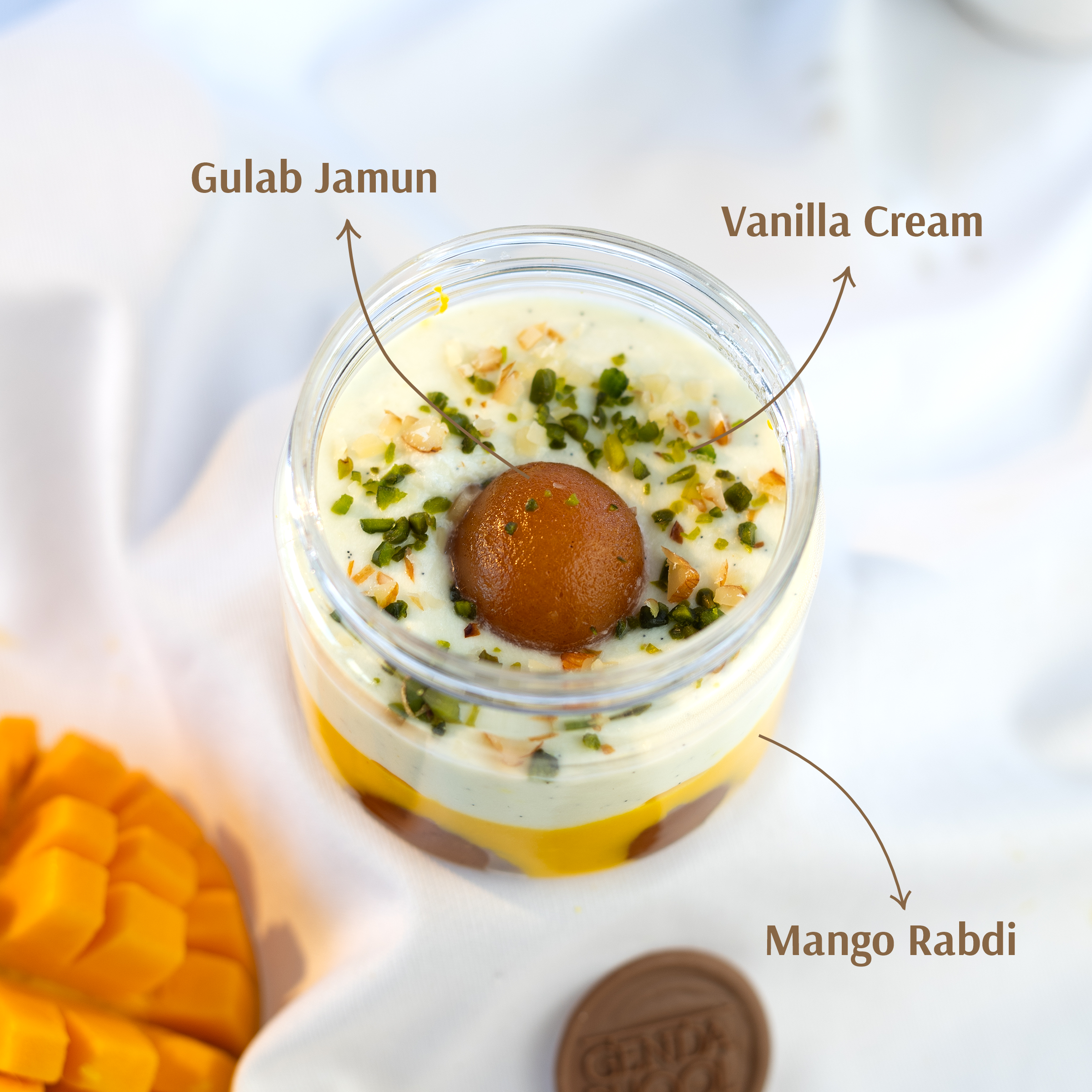 Mango Vanilla Jamun Jar (Pack of 3)