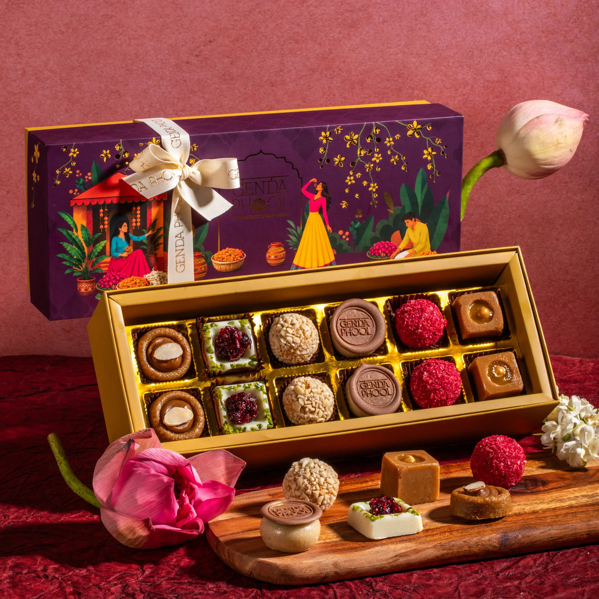 Mithai Medley • Box of 12 Assorted Mithai