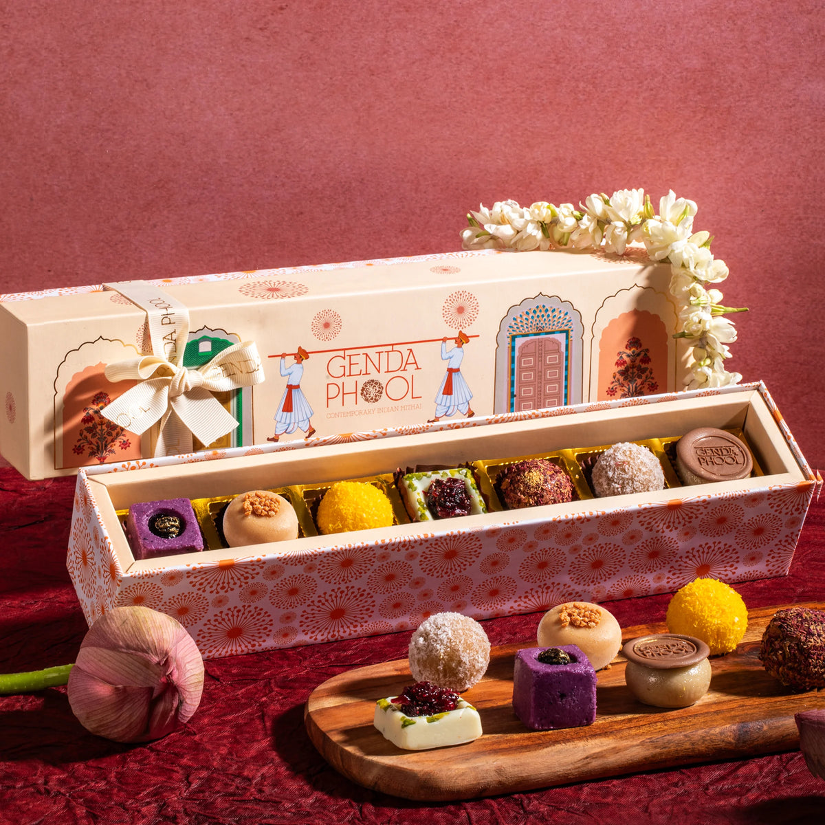 Mithai Mosaic • Box of 7 Assorted Mithai