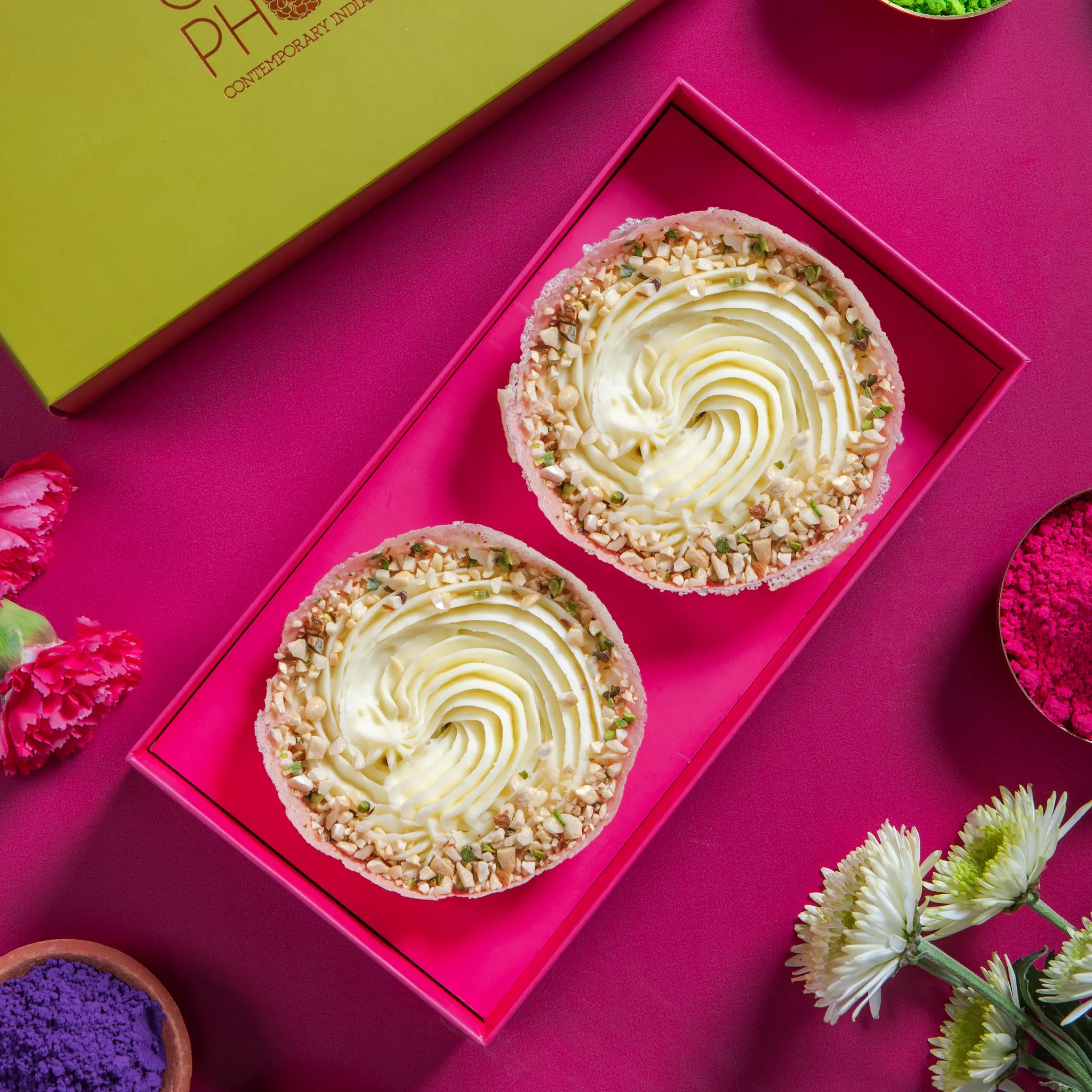 Holi Special Nutty Malai Ghewar (Pack of 2)