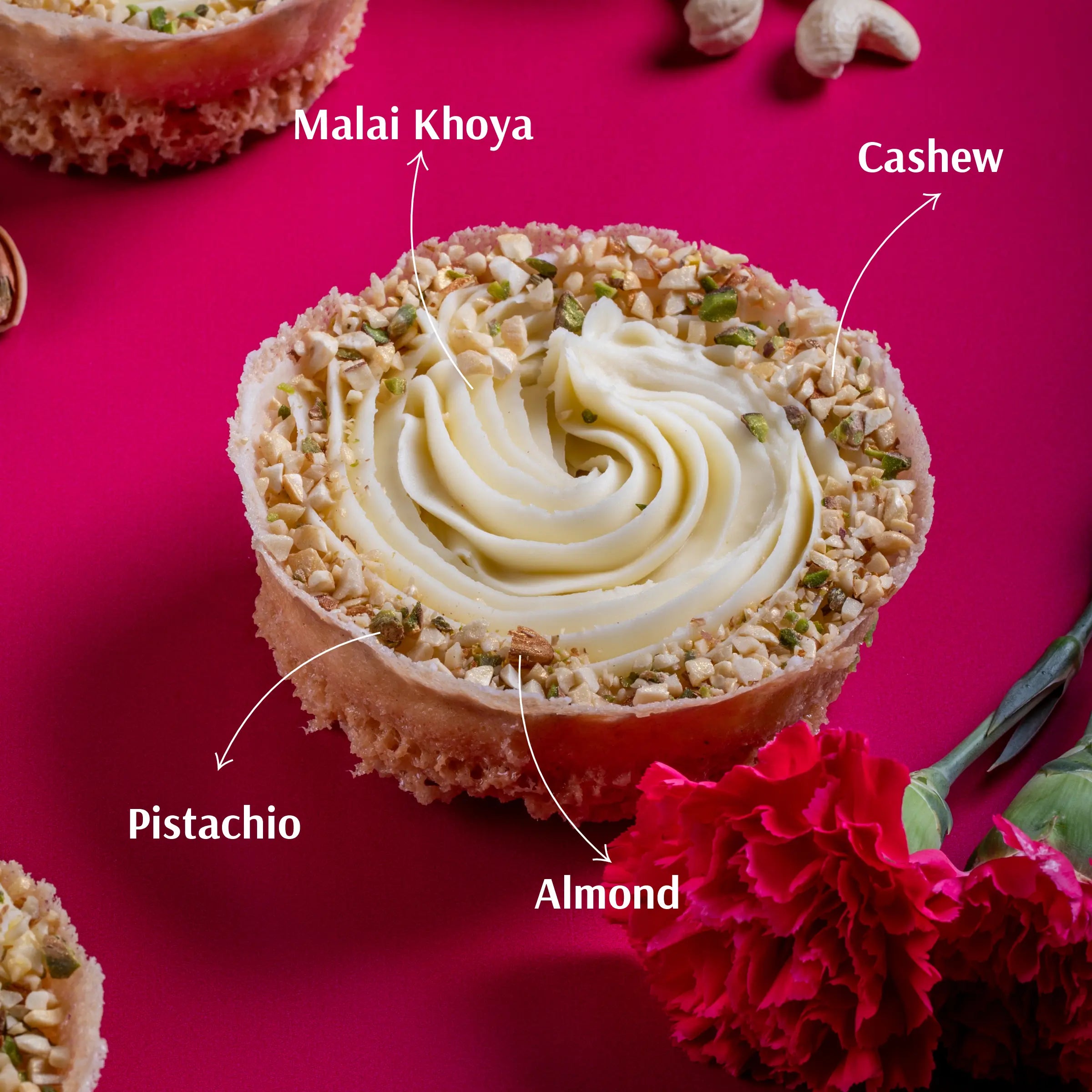 Holi Special Nutty Malai Ghewar (Pack of 2)