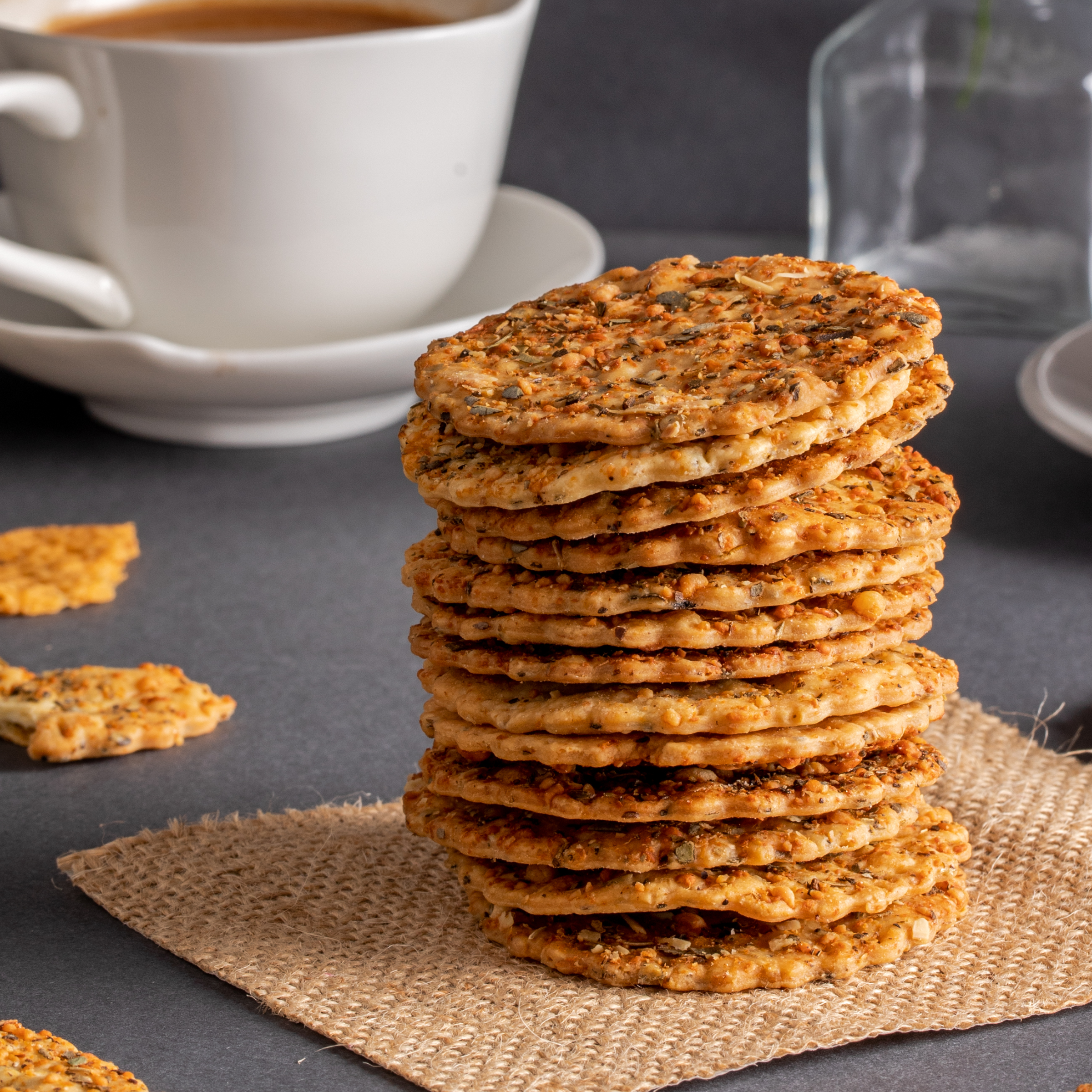 Baked Oregano Cheese Matthi