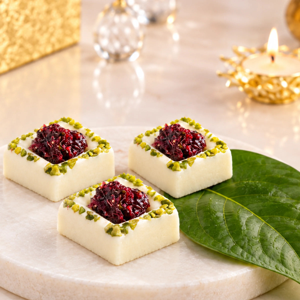 Mithai Spread • Box of 12 Assorted Mithai