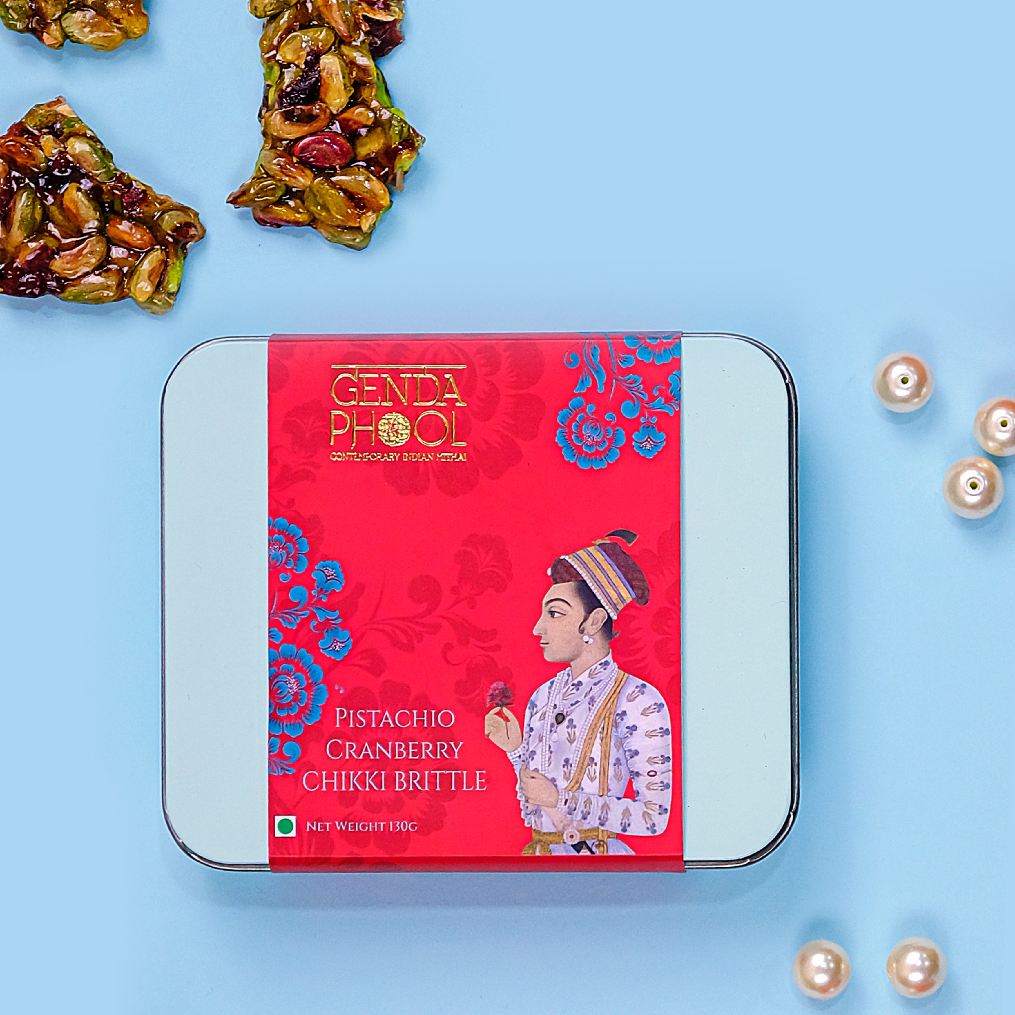 Pistachio Cranberry Chikki Brittle