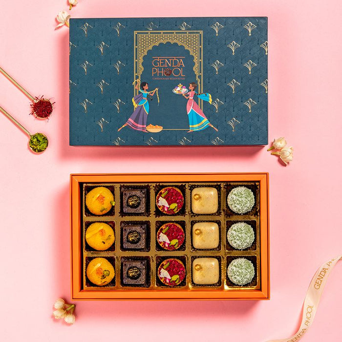 Signature Box · Box of 15 Assorted Mithai