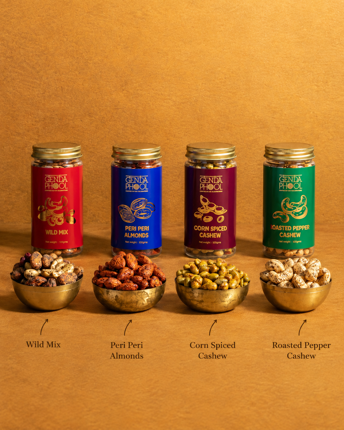 The Dry Fruit Collection — Set of 4 Jars